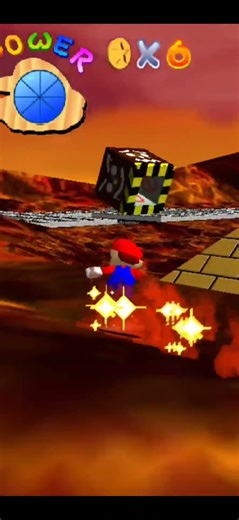 SM64 The Floor is Lava #supermario64 #shortsyoutube #gamerandroid #nintendo64games #retrogames