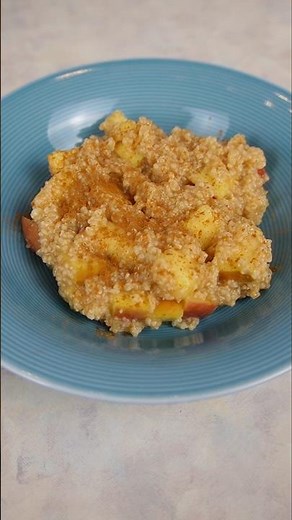 Hirse-Apfel-Porridge mit Zimt 🍎 Gesundes Frühstück in 10 Minuten