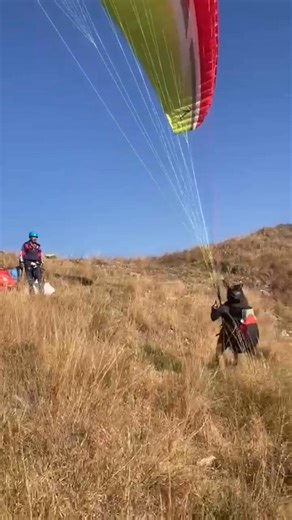 Launching into the air Paragliding takeoff 🪂 #paragliding #adventure #flyhigh #AdventureAwaits #Katlang #Pakistan | Aurang Zeb Khan