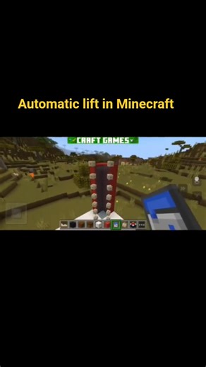 automatic lift 🛗 in Minecraft without electricity#minecraft