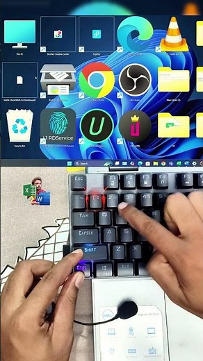 Change Your Desktop Icon Size in Seconds! Just One Keyboard Shortcut You Must Know #WindowsTips #tip