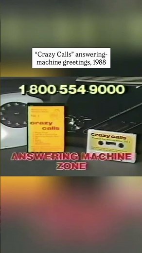 1988 Answering Machine Commercial