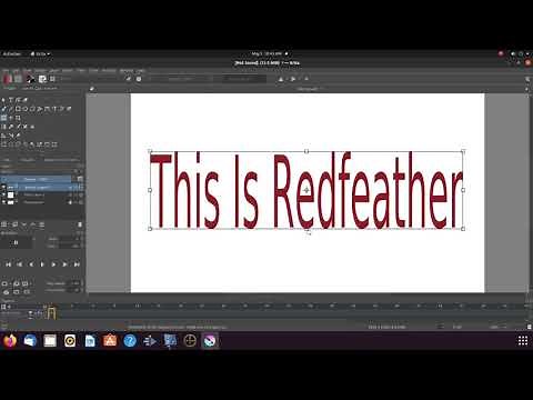Adding Krita Text Effects By Changing Layer Style