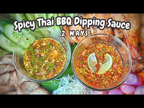 Spicy Thai BBQ Dipping Sauce Recipe (Nam Jim Jaew) 2 WAYS | Thai Girl in the Kitchen