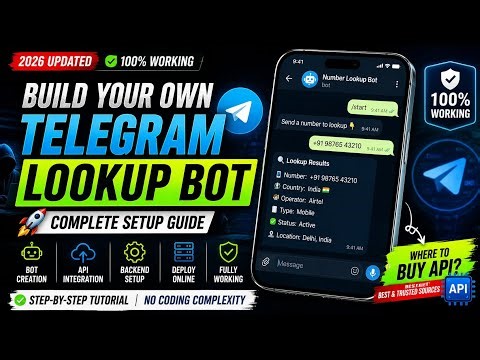 Build Your Own Telegram Lookup Bot 🚀 Complete Setup Guide