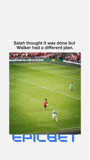 @epicbtftbl on Instagram: "Link in bio @epicbet1x2 This video highlights an incredible defensive save by Kyle Walker during the 2019 FA Community Shield match between Liverpool and Manchester City. The Play • The Threat: Liverpool’s Mohamed Salah is seen breaking through the defense, heading the ball over the goalkeeper and towards an open net. • The Recovery: Just as the ball is about to cross the goal line, Kyle Walker performs a stunning overhead bicycle kick clearance to keep the ball out. •