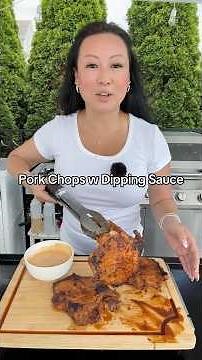 Pork Chops with Dipping Sauce Recipe #EasyRecipe #asian #pork #sauce #protien
