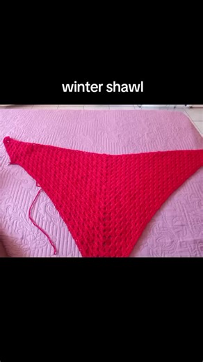 Crochet Winter Shawl Tutorial