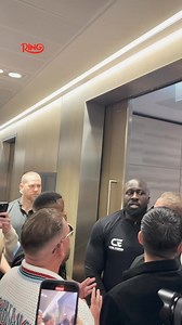 ‼️ Security stop Billy Joe Saunders from entering Chris Eubank Jr's dressing room ❌ Buy the PPV NOW for The Ring's FATAL FURY: City of the Wolves card live on DAZN and Sky 📺 EubankJrBenn.com | Ring Magazine
