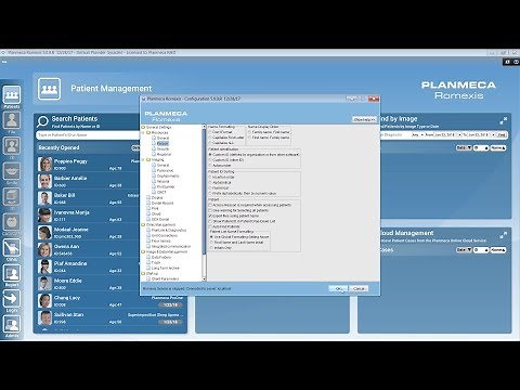 Changing Tooth Numbering and Patient Settings in Planmeca Romexis©