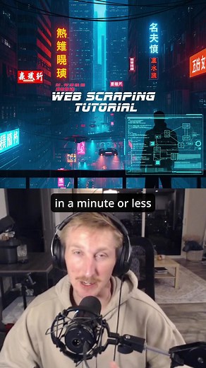 Web Scraping Tutorial: Learn in Under 60 Seconds!