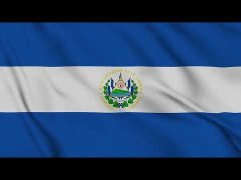 El Salvador Flag Waving 4K | Salvadoran National Flag Animation