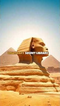 🦁 What Is Hidden Beneath the Great Sphinx