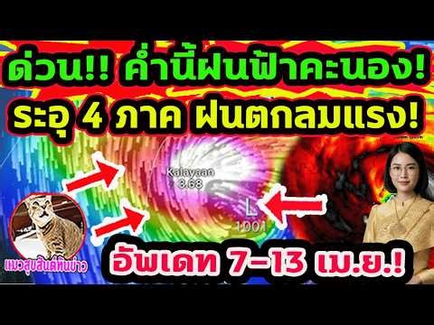 Urgent!! Tonight, four regions will experience intense thunderstorms in the west, with a storm fo...