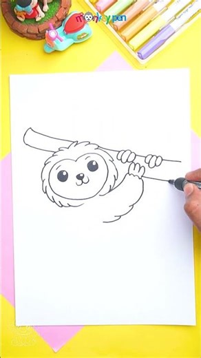 How to Draw a Sloth Step by Step | Quick Tutorial