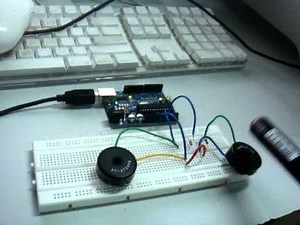 Simple Drum Machine (Arduino + Pure Data)