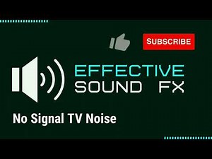 No Signal TV / Radio Noise - Sound Effect (HD)