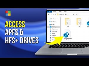 How To Read & Access APFS & HFS+ Drives on Windows PC (2024)