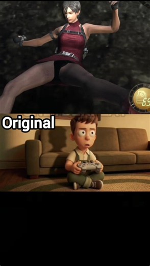 Resident Evil 4 | Remake VS Original 💥 #residentevil #ps5 #gaming #games #playstation #ps2 #ps4