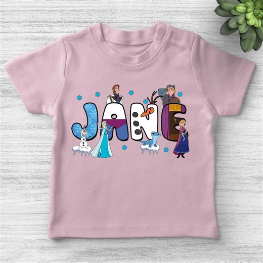 Custom Frozen Birthday Shirt, Frozen Family T-shirts, Birthday Girl, Frozen, Elsa, Ana, Customized,personalized Birthday Outfit UM2B06 - Etsy
