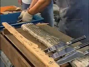 KAI Herstellung von Damastmesser aus Japan