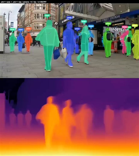 Introducing Spatial Intelligence for Vision Systems with MiDaS, RF-DETR-Seg, and YOLO Pose | YOLOvX posted on the topic | LinkedIn