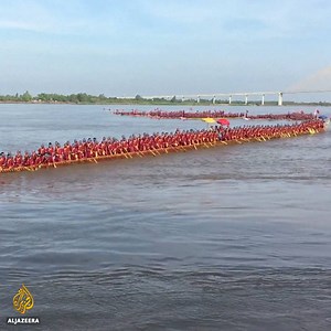 Cambodia has a new Guinness World Record with the longest dragon boat ever at 87.3 metres. | Al Jazeera English