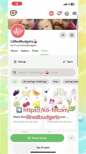 My kofi shop is starting to grow! More to come… 🤗💪