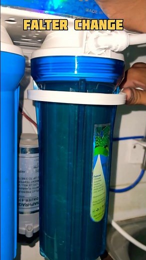 How to change Ro plant filter at home in second grade #rosystem #waterfilteration #roplant #filter