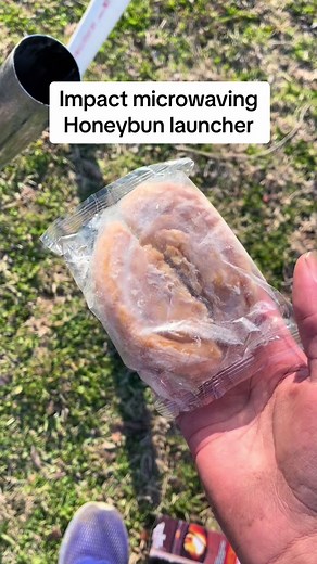 Honey Bun Launcher: A Fiery Experiment with Impact Microwaving