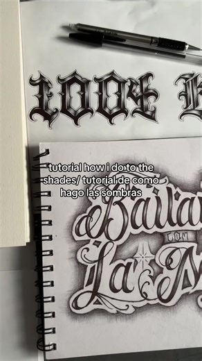 Shading Tutorial for Chicano Art and Lettering Techniques