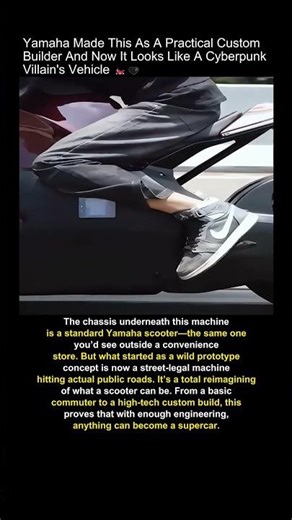 This Yamaha Modification is Absolutely Insane #scooter #build