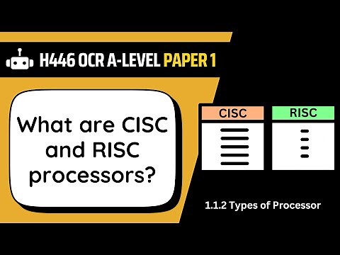 CISC vs RISC | 1.2a | OCR A-Level Computer Science