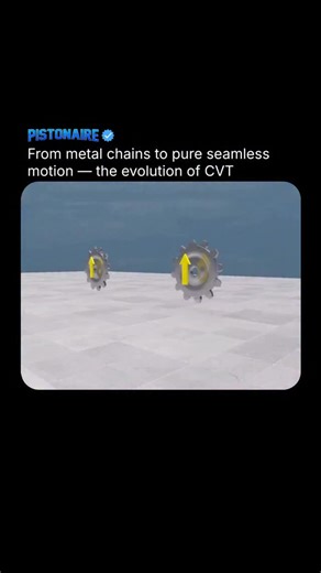 PISTONAIRE on Instagram: "CVT – The Smooth Gearless Ride ⚙️🚗 The Continuously Variable Transmission, or CVT, is a game-changer in automotive tech, delivering smooth, stepless acceleration without the traditional gear shifts. First gaining traction in the 1950s with early belt-driven prototypes, modern CVTs became mainstream in the 1990s with brands like Toyota, Nissan, and Honda leading the charge. Instead of fixed gears, a CVT uses a system of pulleys and a steel or reinforced belt to seamless