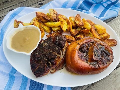 Ciolan de porc la cuptor cu bere - Gina Bradea