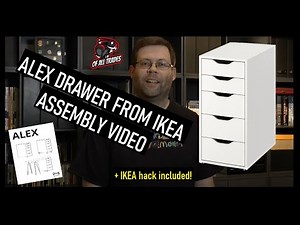 Alex drawer from IKEA - assembly video