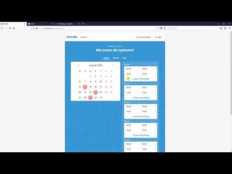 180703 Doodle Terminanfrage erstellen