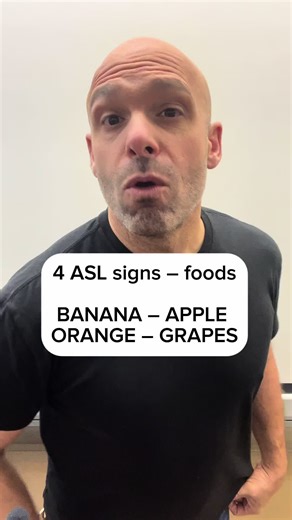 Learn 4 Common ASL Signs for Fruits