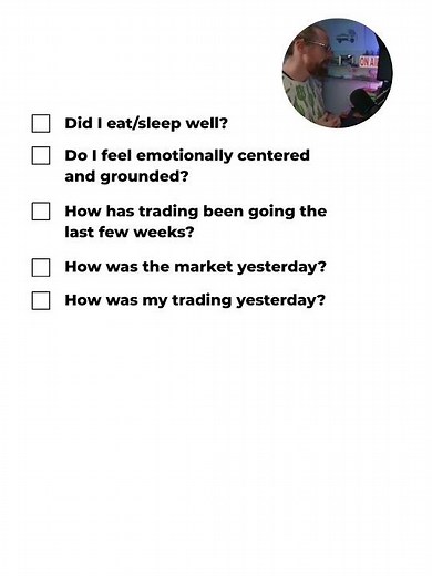 Pre-Trading Checklist! 📊☑️