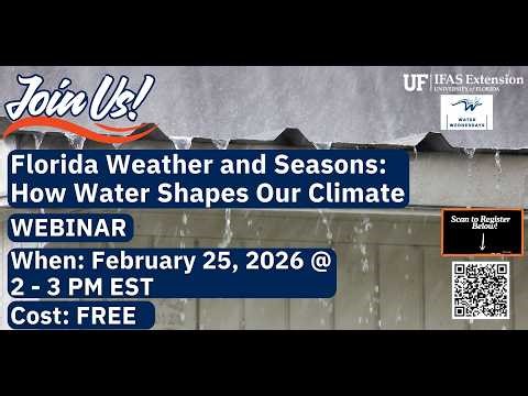 Water Wednesday: Florida Weather and Seasons