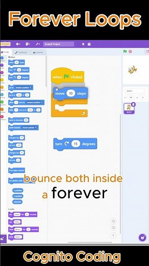 How to Make Code Run Infinitely in Scratch #coding #tutorial #shorts