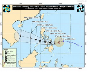 Signal No. 3 hoisted as ‘Tino’ nears typhoon strength