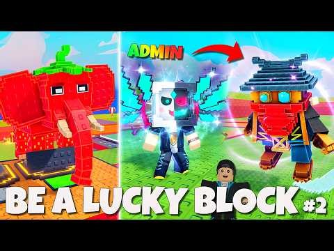 OP 1000%!! Kita Jadi Lucky Block Terkuat & Full Admin Brainrot 🗿🔥🗿 | Be Lucky Block Indonesia