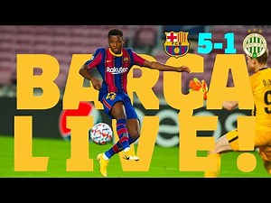 ⭐ FIVE STAR BARÇA! | Barça Live | Barça 5 - 1 Ferencvárosi | Match Center