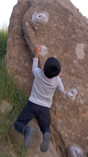The Ninja Who Mastered Rock Climbing! #rock ninja