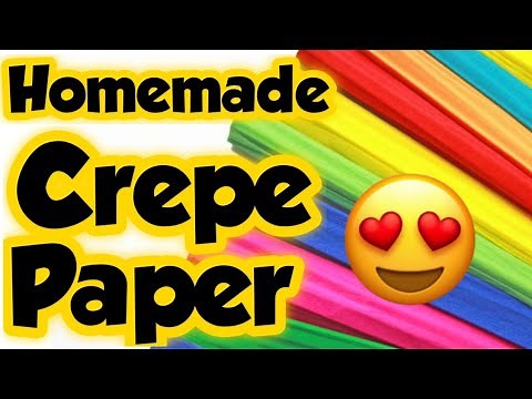 Homemade crepe paper | crepe paper making|diy your paper|how to make crepe paper at home|Sajal's Art