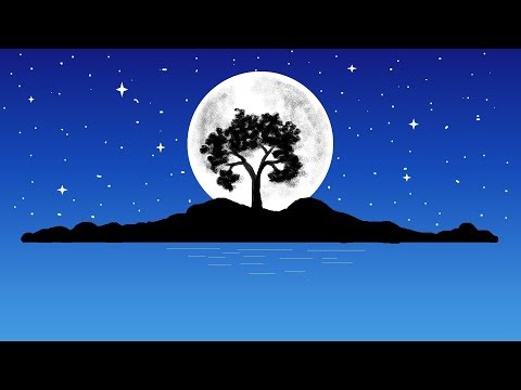How to draw moonlight in ms paint || Ms paint drawing || Ms paint me drawing karana