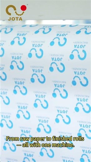 #shorts From Raw Paper to Finished Rolls | One Machine Does It All