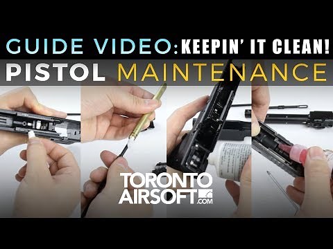 Gas Blowback Airsoft 6mm Pistol Maintenance Guide - TorontoAirsoft.com