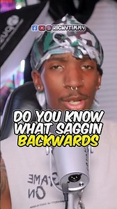 What is SAGGIN spelled backwards? #saggin #society #jeans #mensfashion #podcast #sawr #rappers